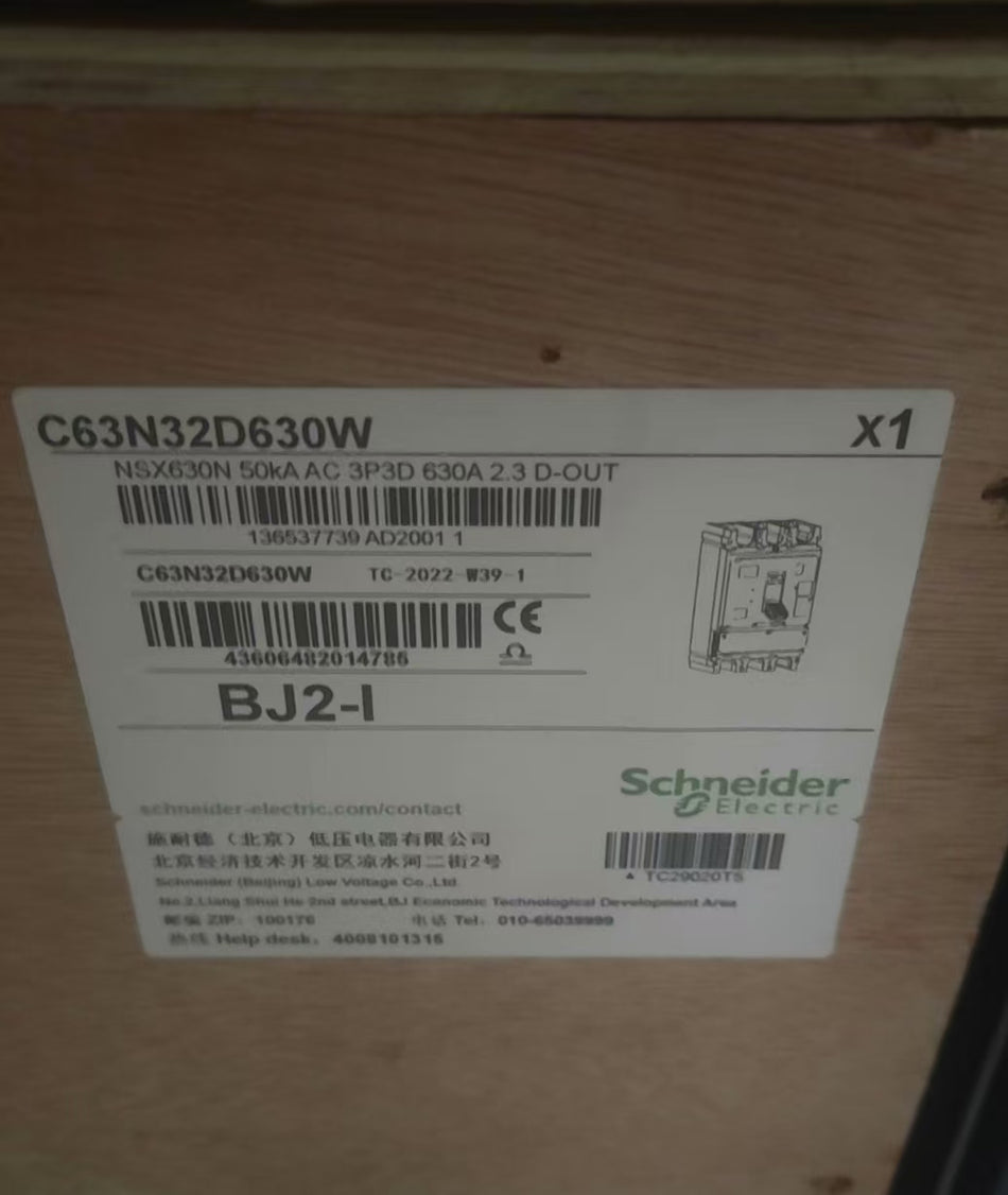 1PC FOR Schneider C63N32D630W NEW MX4