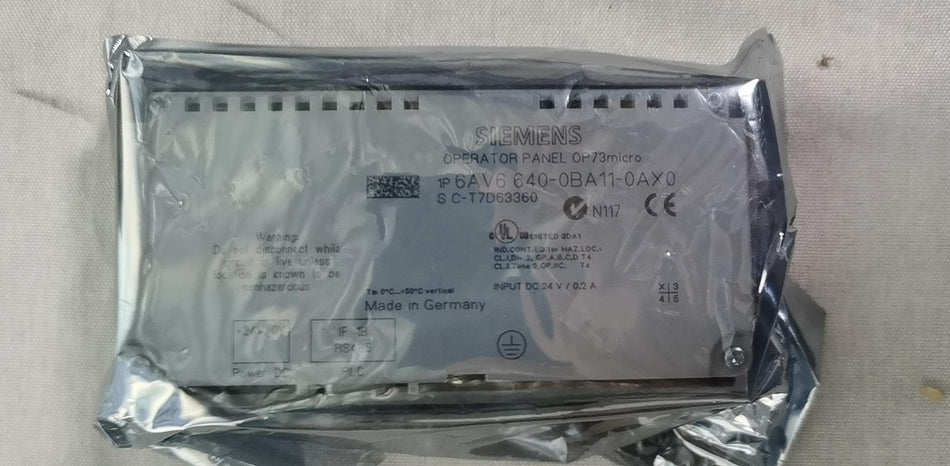 1件西门子6AV6640-0BA11-0AX0 6AV6 640-0BA11-0AX0