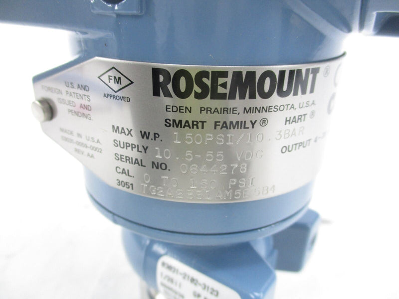 rosemount  3051TG4A2B21AB4K5M5