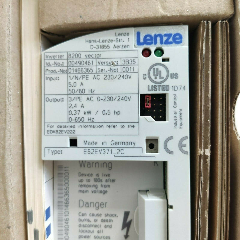 lenze E82EV371K2C NEW