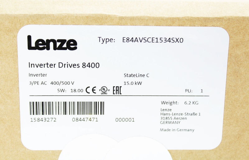 lenze E84AVSCE1534SX0