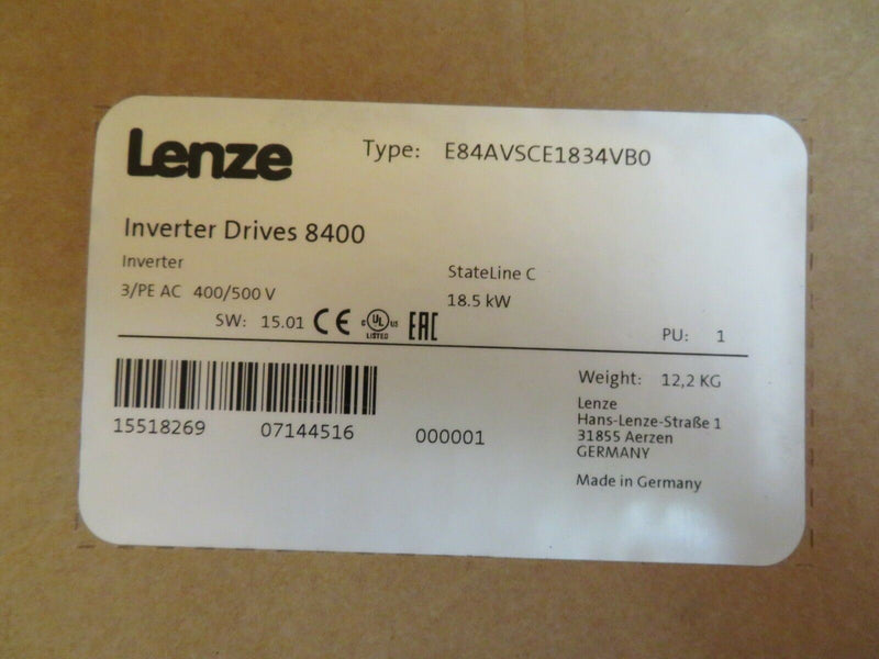 lenze E84AVSCE1834VB0