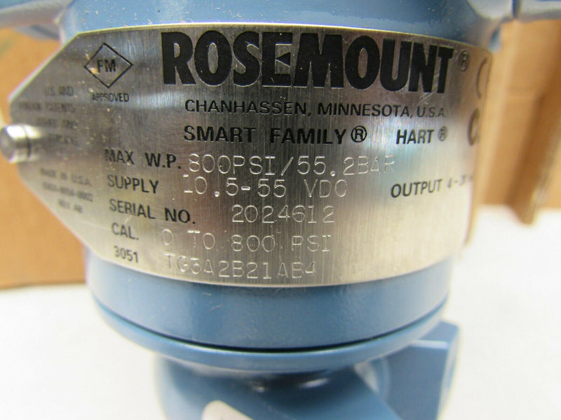 ROSEMOUNT 3051TG3A2B221AB4