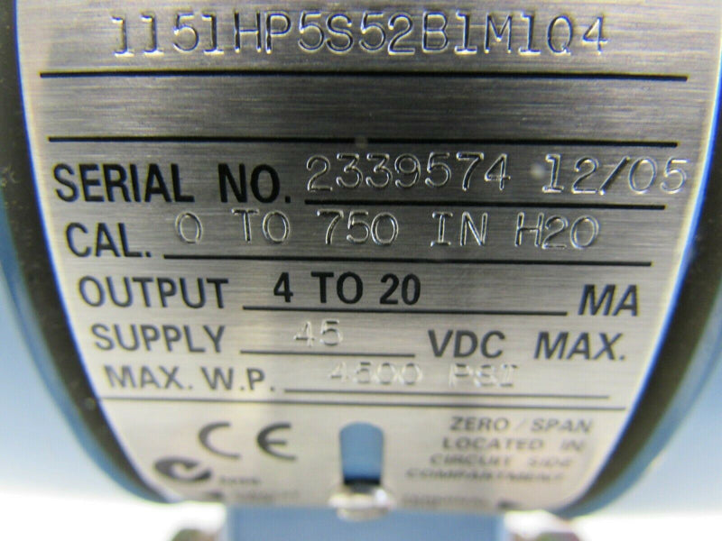 ROSEMOUNT 1151HP5S52B1M104