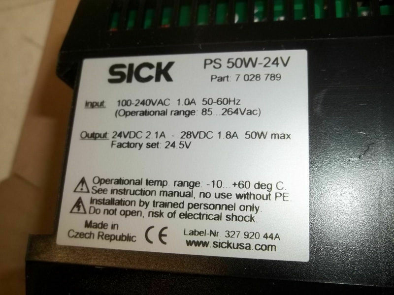 sick ps50w-24v