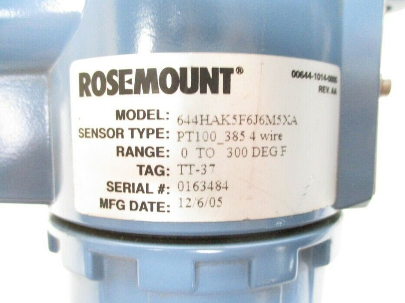 ROSEMOUNT knox40025741-644HAK5F6J6M5XA