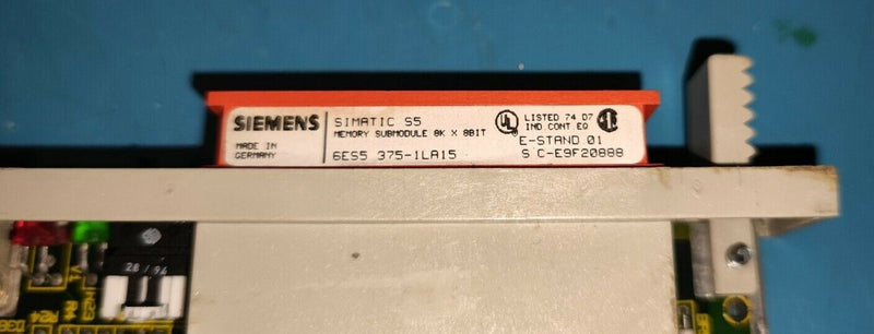 SIEMENS 6ES5 530-3LA15 used