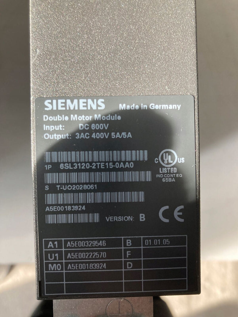 SIEMENS 6sl3120-2te15-0AA0