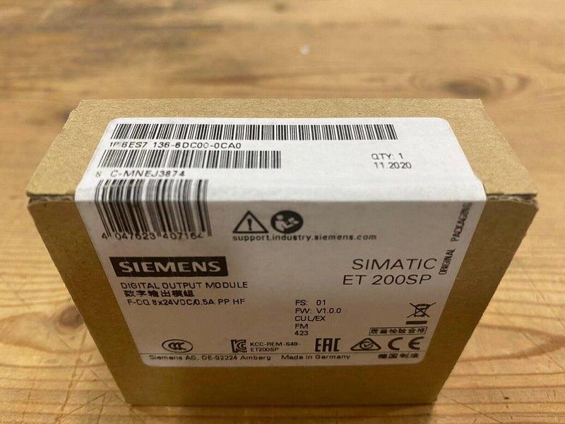 SIEMENS 6ES7136-6DC00-0CA0 NEW