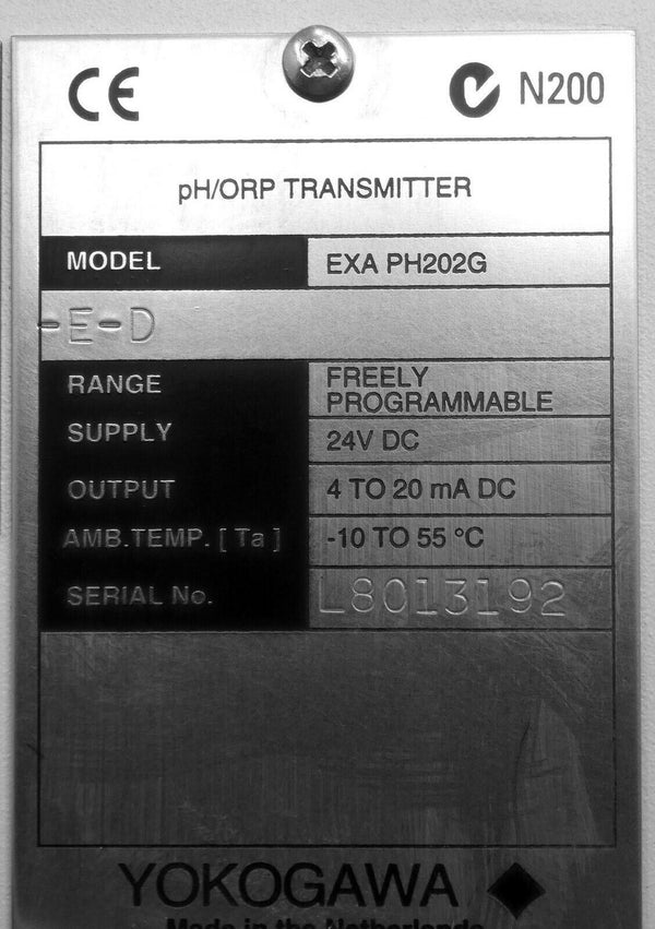 YOKOGAWA EXA PH202G new