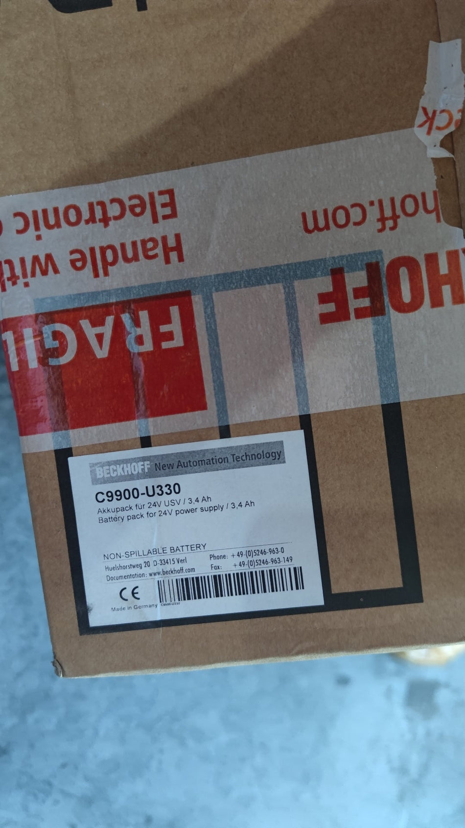 Beckhoff C9900-U330 novo