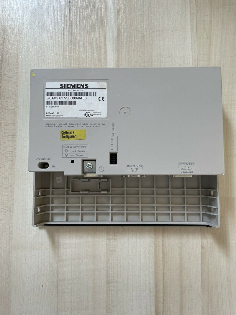 SIEMENS 6AV3617-5BB00-0AE0