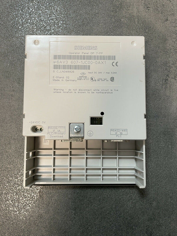 SIEMENS 6AV3607-1JC00-0AX1