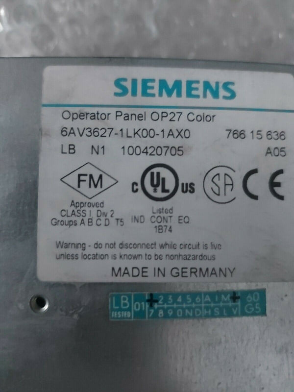 SIEMENS 6AV3627-1JK00-0AX0