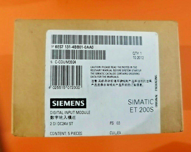 SIEMENS 6es7134-4fb01-0ab0