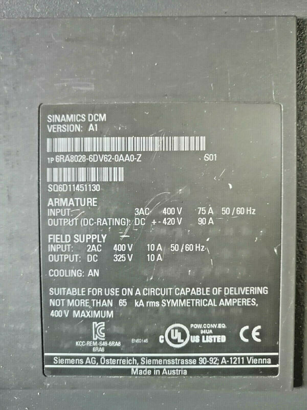 SIEMENS 6ra8028-6dv62-0aa0