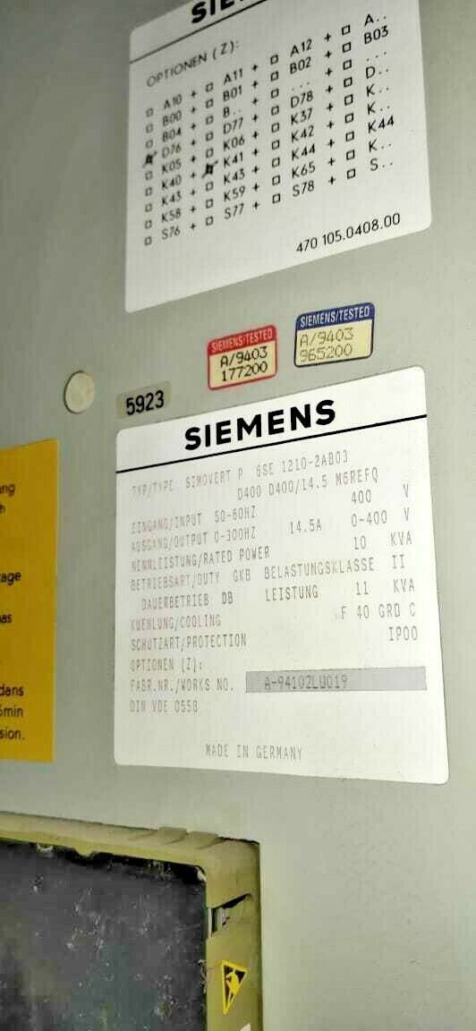 SIEMENS 6se1210-2ab03