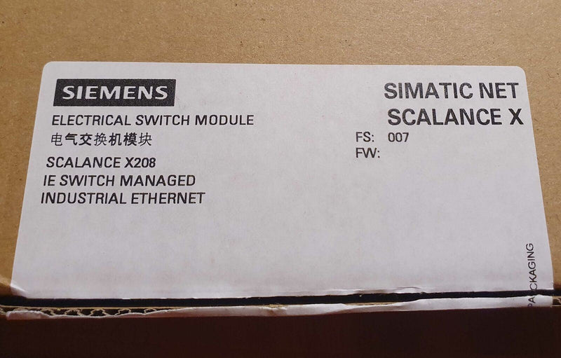 SIEMENS 6GK5208-0BA10-2AA3