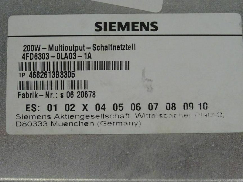 SIEMENS 4FD6303-0LA03-1A