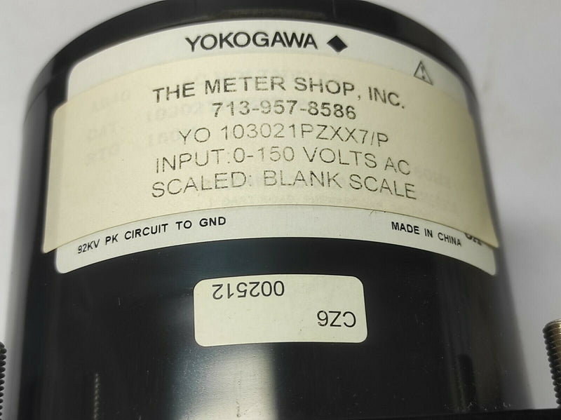 YOKOGAWA 103021PZXX7/P new