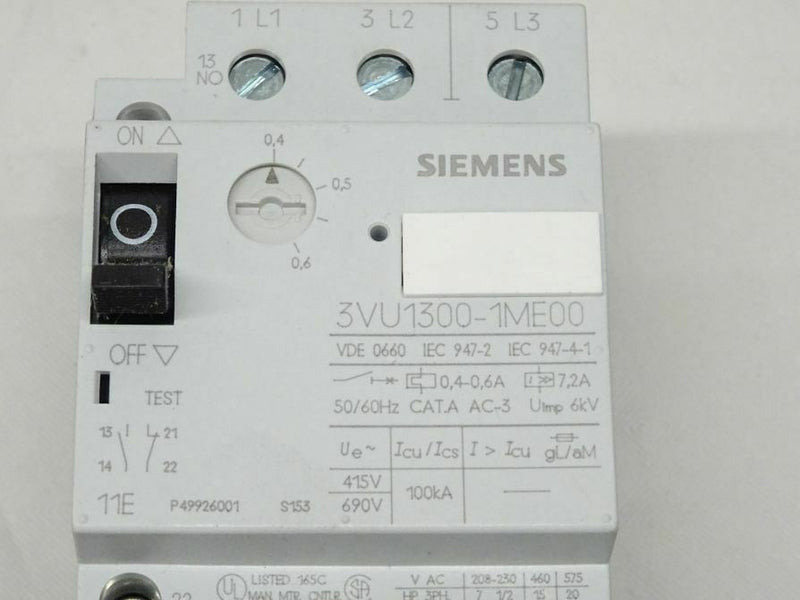 SIEMENS 3VH1320-1ME17-4BB4-Z