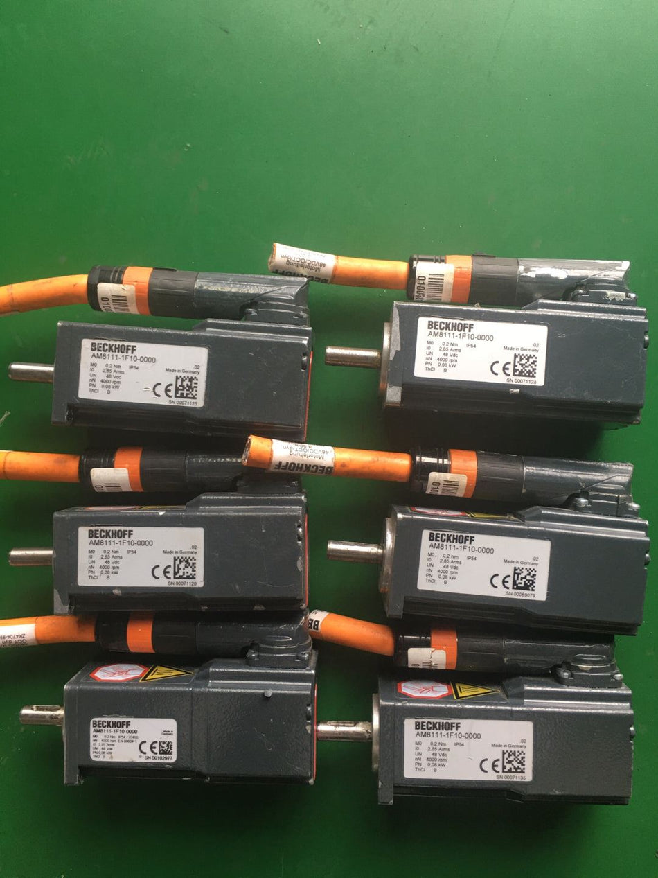 1PCS BECKHOFF AM8111-1F10-0000 二手