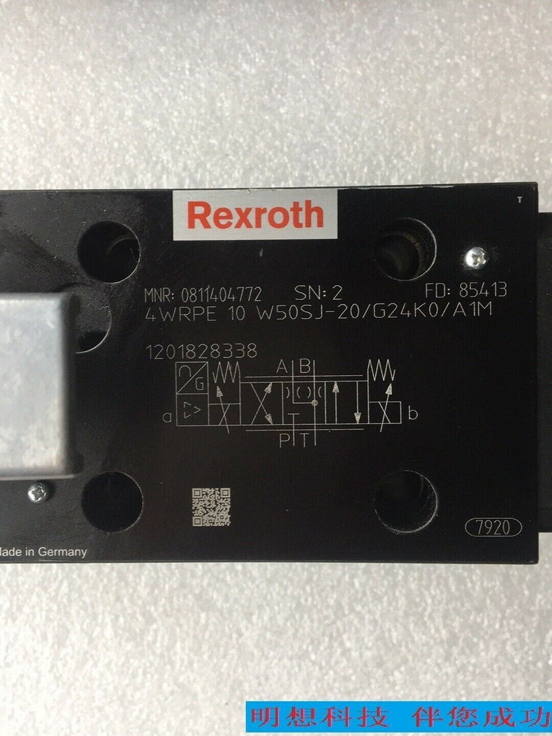 Rexroth 0811404772 4wrpe10w50sj-20/g24k0/aim new