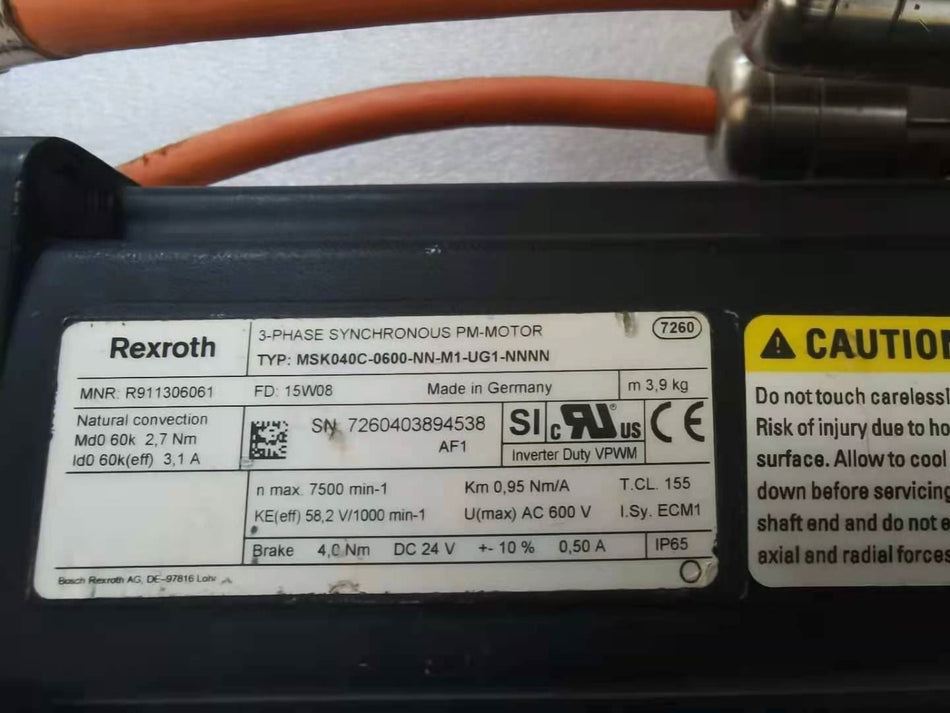 Rexroth MSK040C-0600-NN-M1-UG1-NNNN