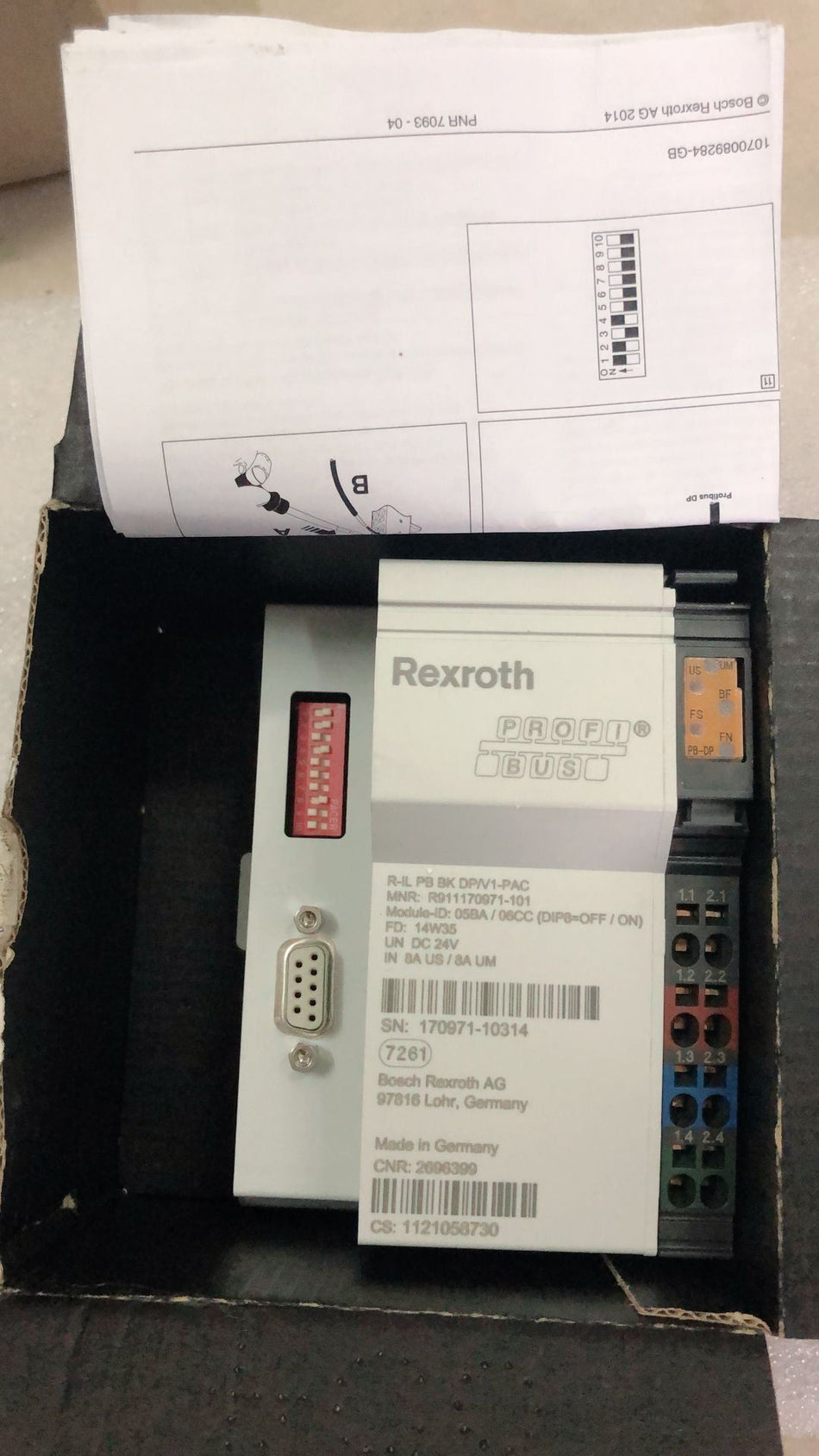 力士乐 R-IL PB BK DP/V1-PAC R911308486-101 