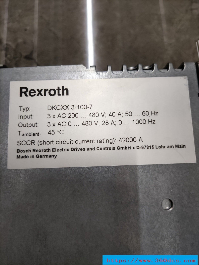 Rexroth DKCXX.3-100-7 DKCXX.31007