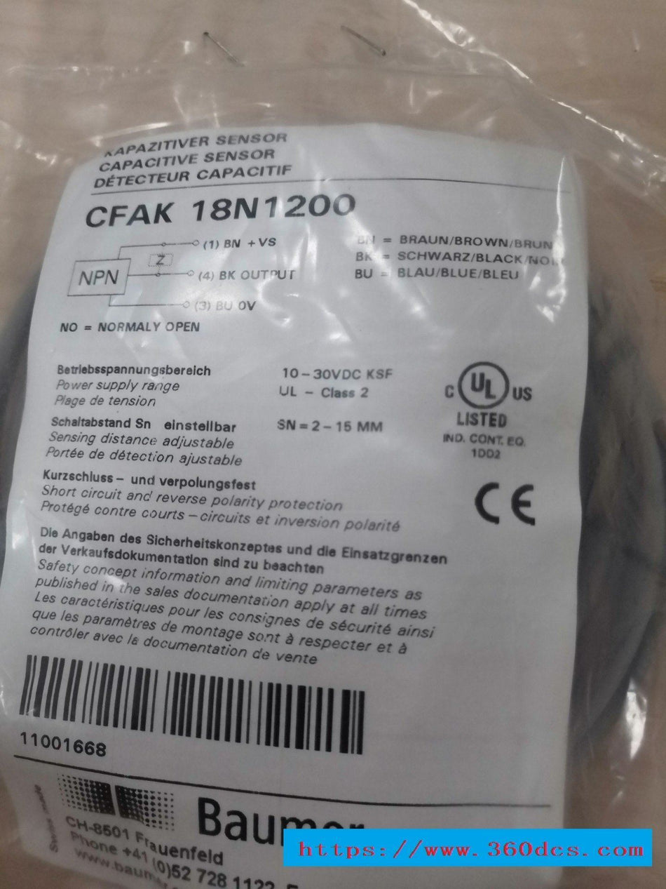 BAUMER cfak 18n 1200 new