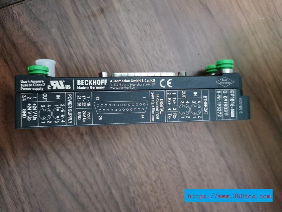 BECKHOFF EP1816�008 novo EP18160008