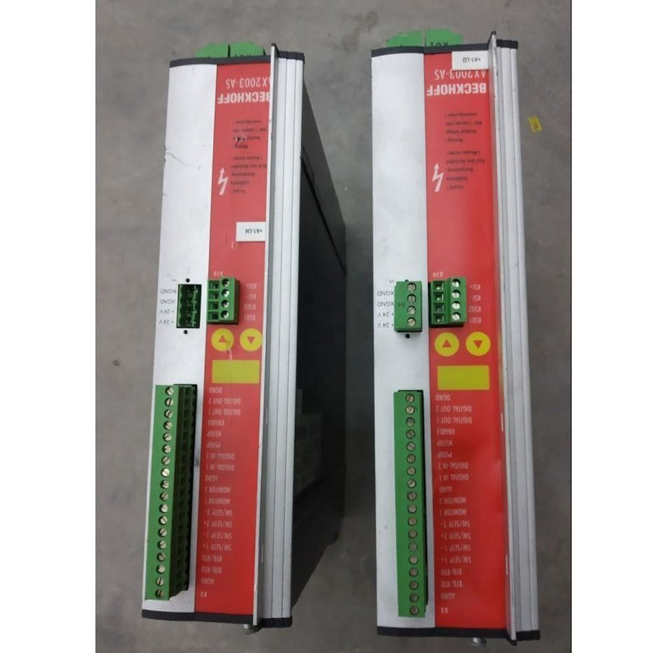 Controlador de amplificador de servo-drive CA Beckhoff AX5206-000-0200 AX2003-AS
