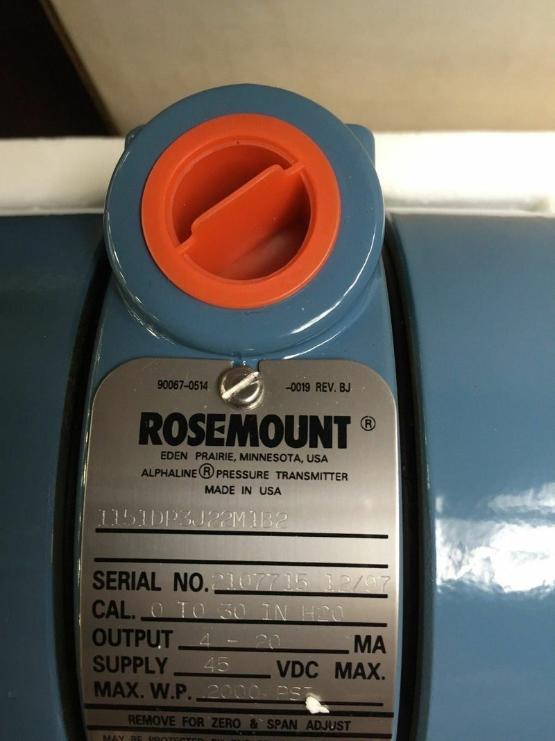 rosemount 1151DP3J22M1B2 new