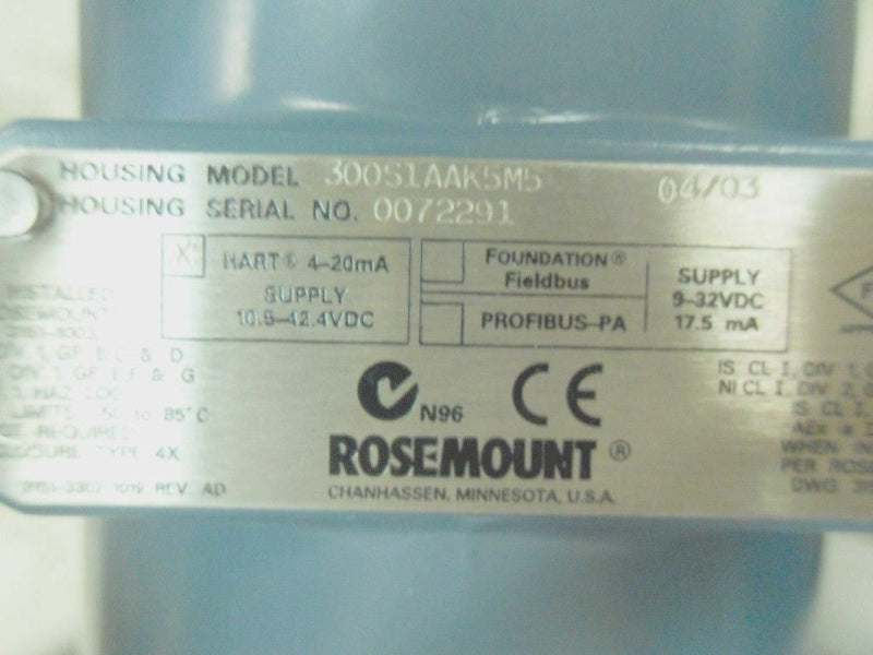 rosemount 3051S2CG4A2B11A1AB4K5M50 new