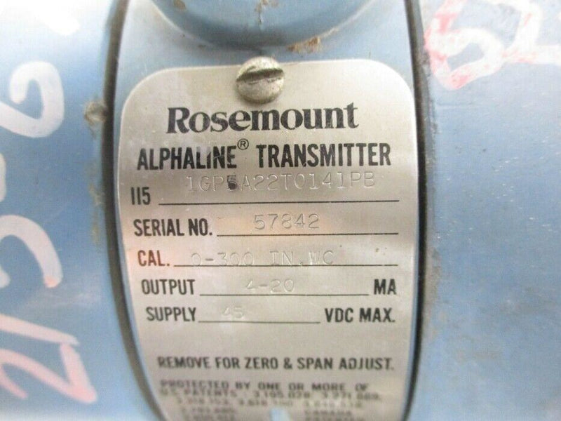 rosemount knox70023444-1151GP5A22T0141PB  used