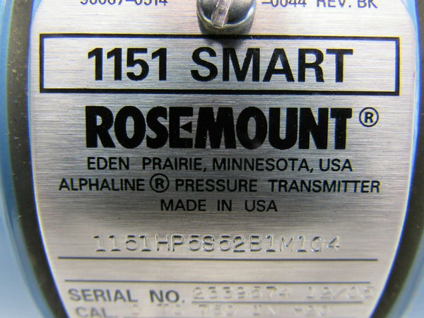 ROSEMOUNT 1151HP5S52B1M104 new