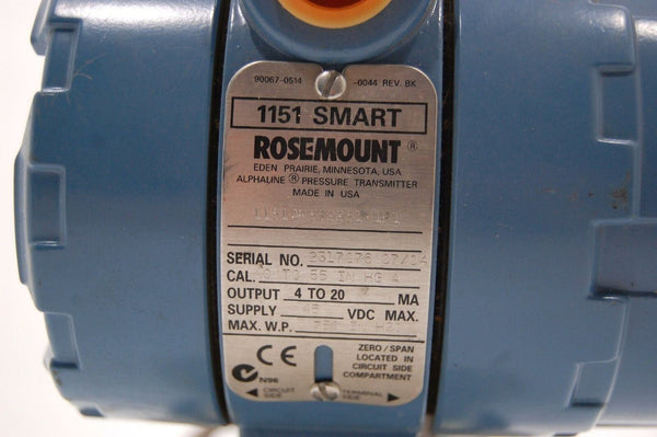 ROSEMOUNT 1151AP5S22S1M1B1, 1151-0054-0052 new