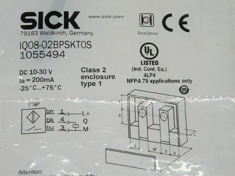 sick  IQ08-02BPSKTOS New