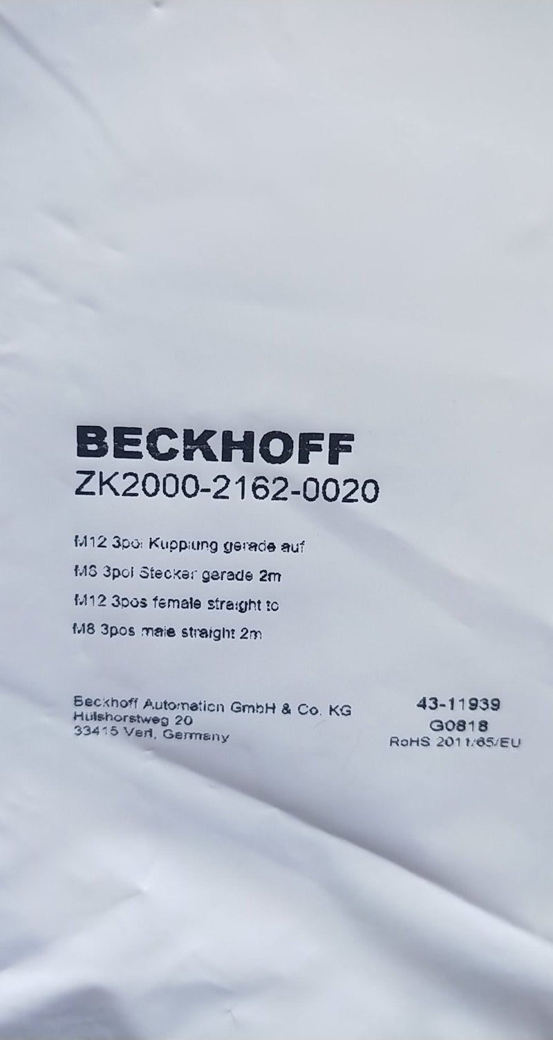 BECKHOFF NEW ZK2000-2162-0020