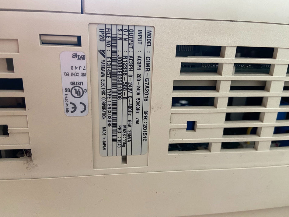 二手安川变频器 CIMR-G7A2015 220V 15KW