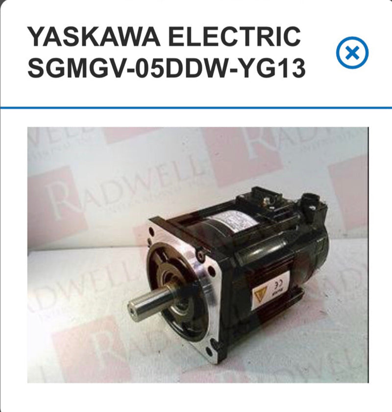 1PC NEW YASKAWA Servo Motor SGMGV-05DDW-YG13 by DHL or EMS