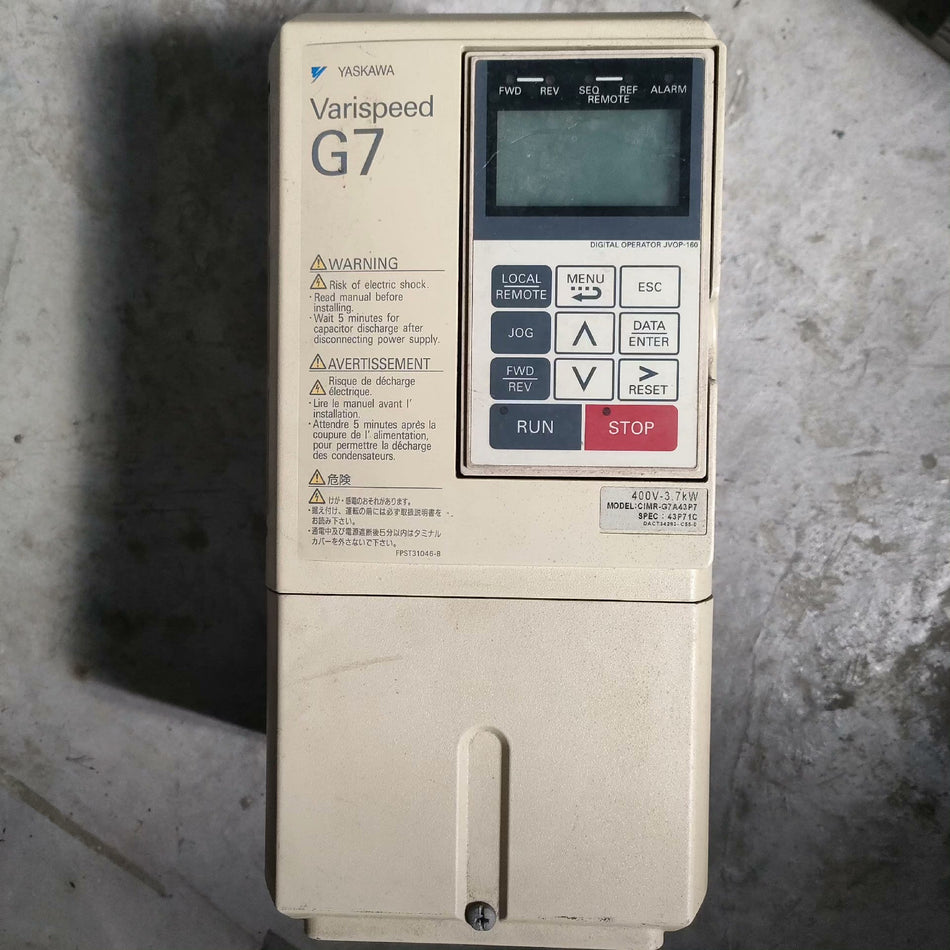 二手安川变频器 CIMR-G7A20P7 G7A20P7 加急发货