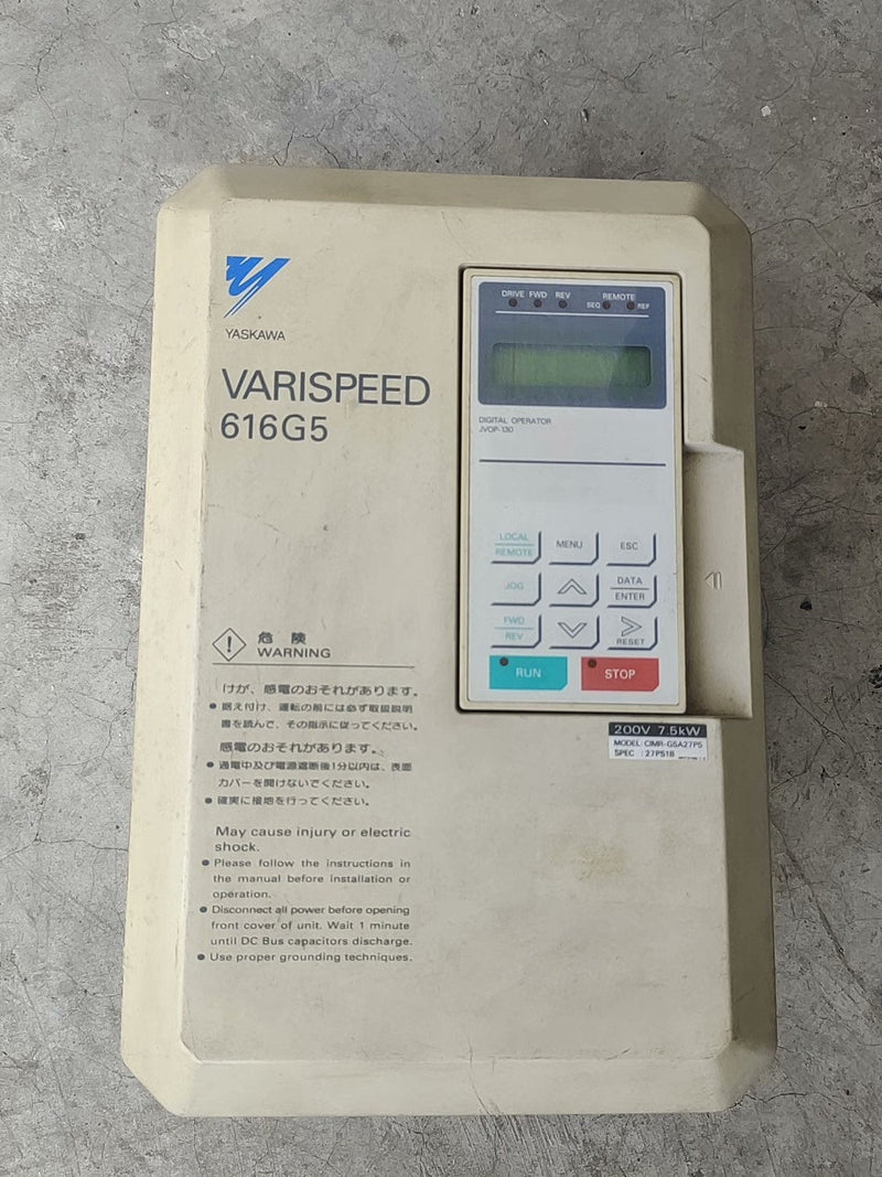 ONE Yaskawa CIMR-G5A27P5 USED