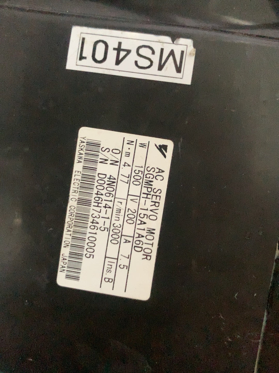 Servo motor CA Yaskawa SGMPH-15A1A6D novo em caixa