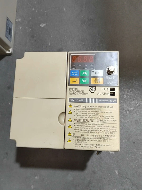 1pcs Used 3G3MV-AB022 220V 2.2KW Yaskawa