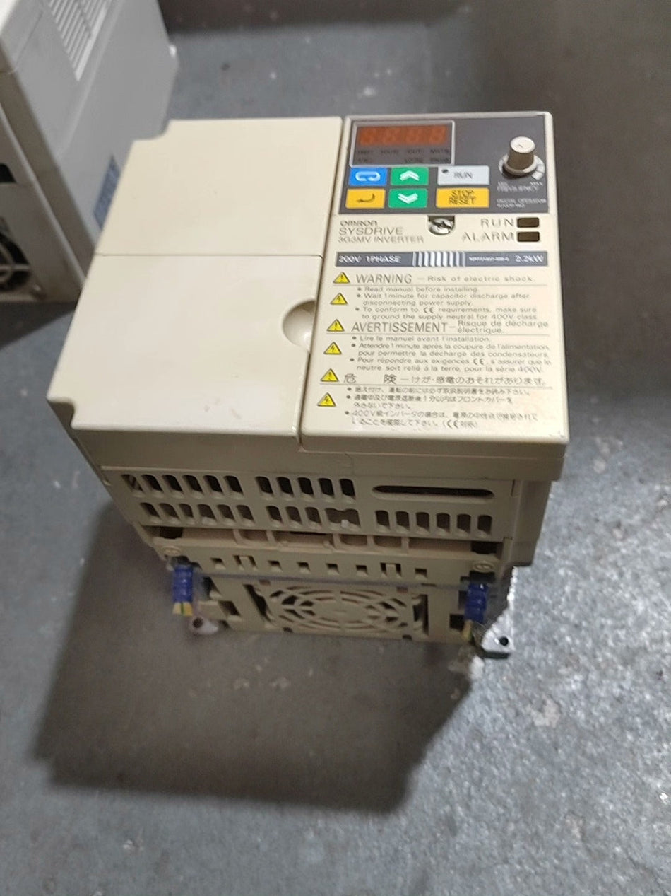 1pcs Used 3G3MV-AB022 220V 2.2KW Yaskawa