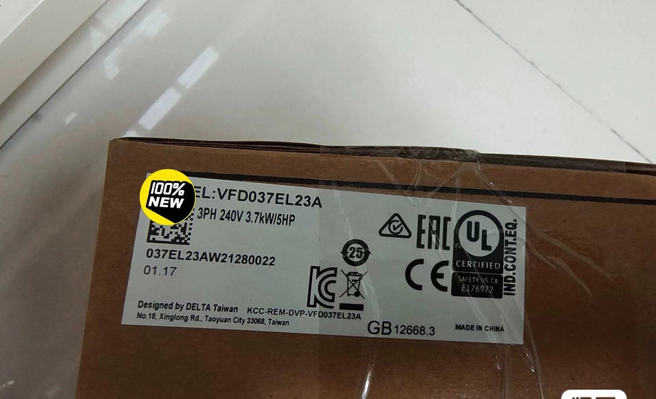 1 件适用于台达 VFD037EL23A 全新
