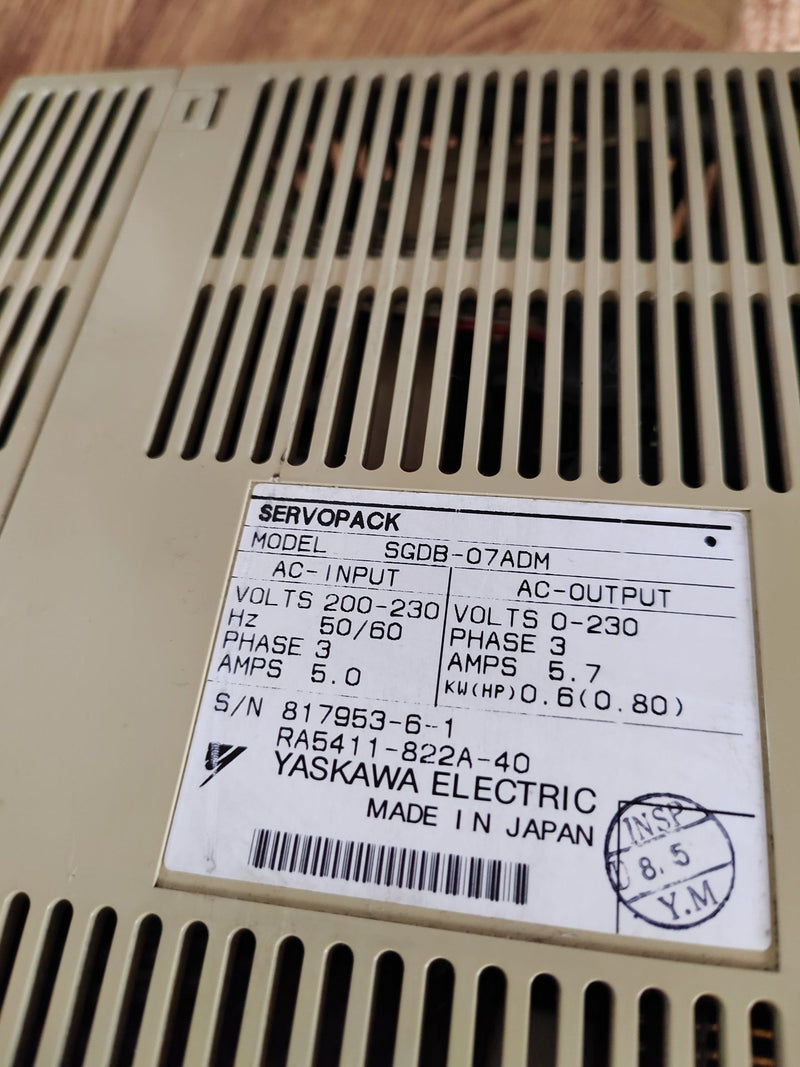 1PC For YASKAWA SGDB-07ADM Servo Driver