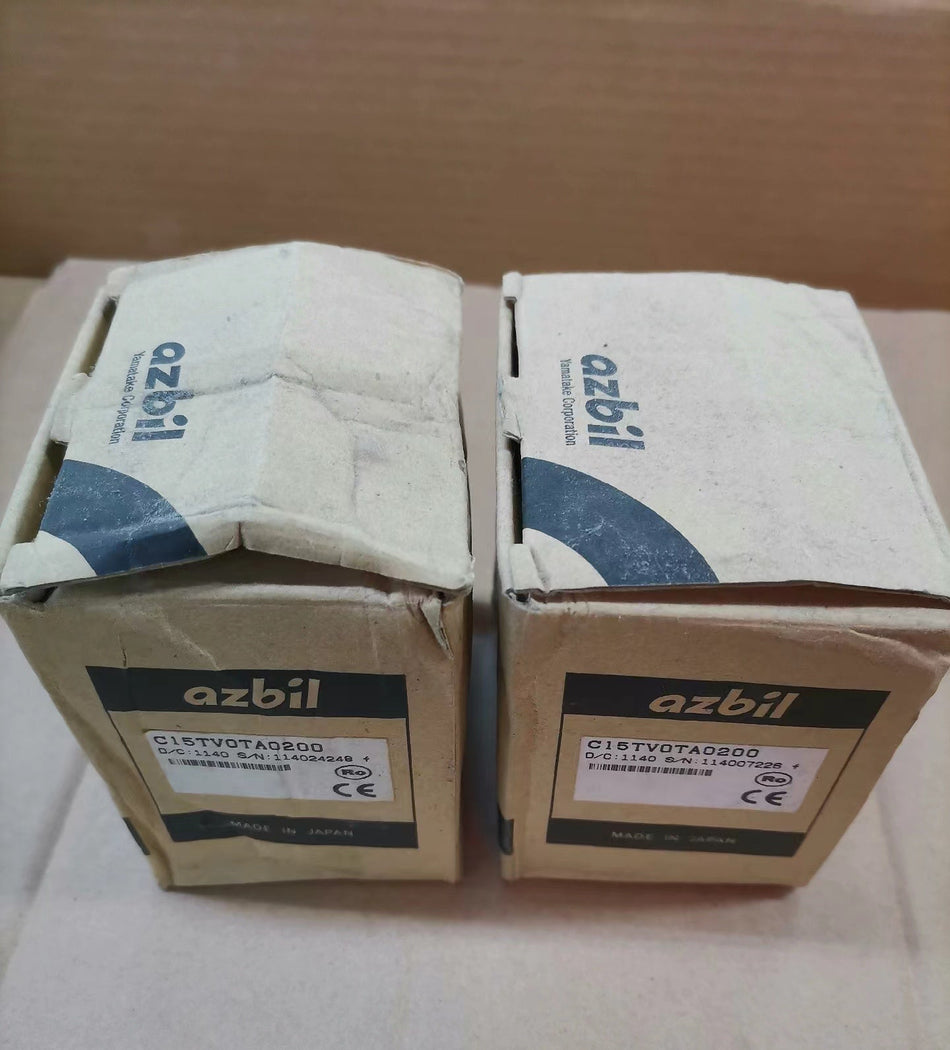 Controlador de temperatura Azbil C15TV0TA0200 1 unidade novo em caixa, envio grátis A06